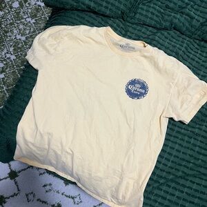 Corona Extra Cream Tee with Blue Logo